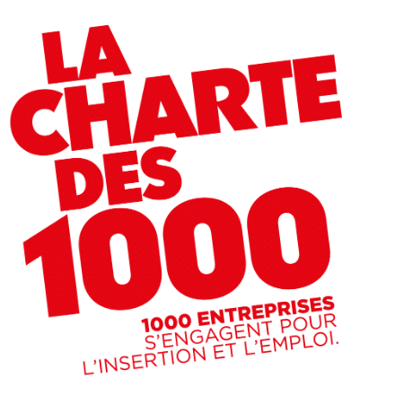 logo charte des 1000 entreprises lyon